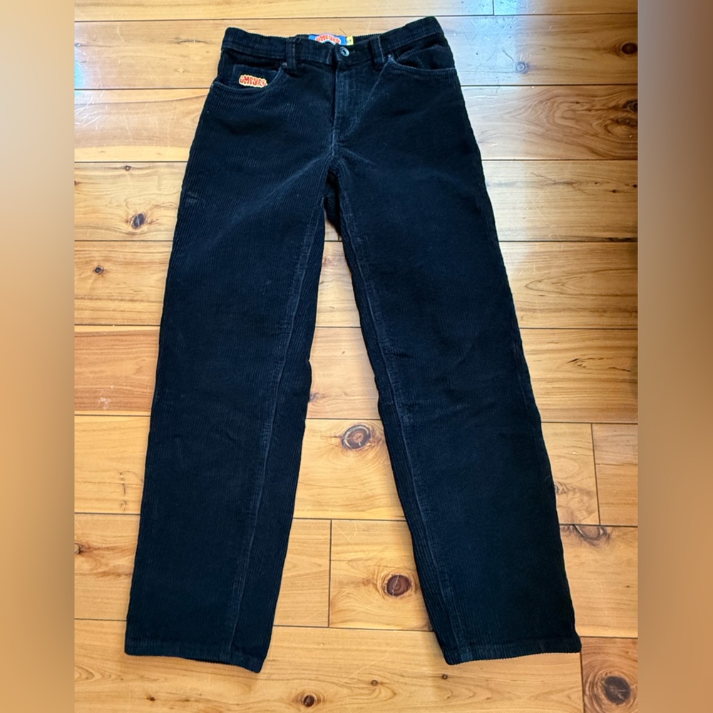 Empyre Kids Loose Fit Black Corduroy Jeans Size 27
